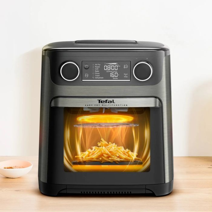Мультипечь Tefal Easy Fry Multifunctional, 1800Вт, механ. управл., 9 программ, пластик, черный