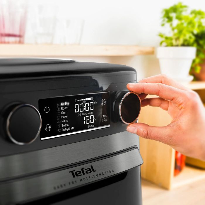 Мультипечь Tefal Easy Fry Multifunctional, 1800Вт, механ. управл., 9 программ, пластик, черный