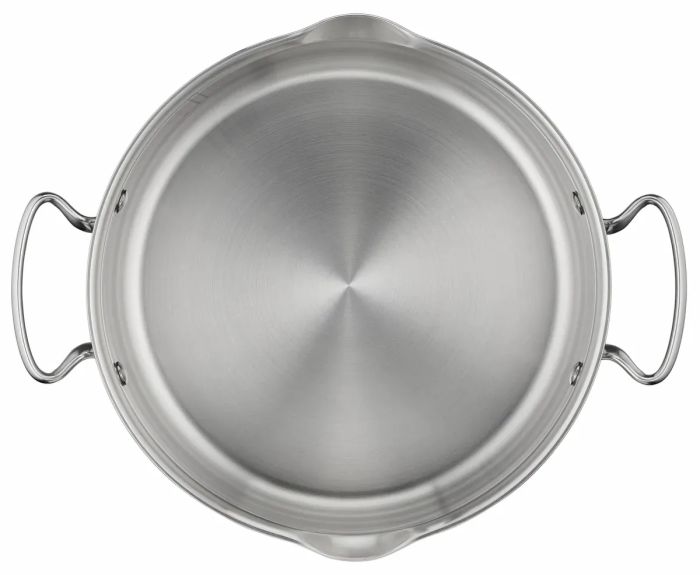 Кастрюля Tefal DUETTO+, 5л, с крышкой, нержавеющая сталь, стекло