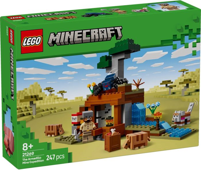 Конструктор LEGO Minecraft Шахтная экспедиция «Броненосец»