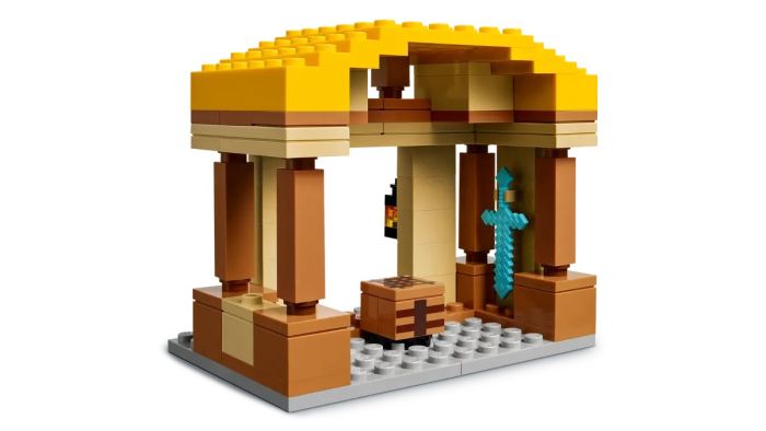 Конструктор LEGO Minecraft Напад на село з повітряною кулею Ґаст