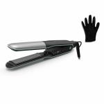 Випрямляч Rowenta Thermostyle, темп.режимів-5, 150-230С, дисплей, іонізація, кераміка, титан, чорно-сірий
