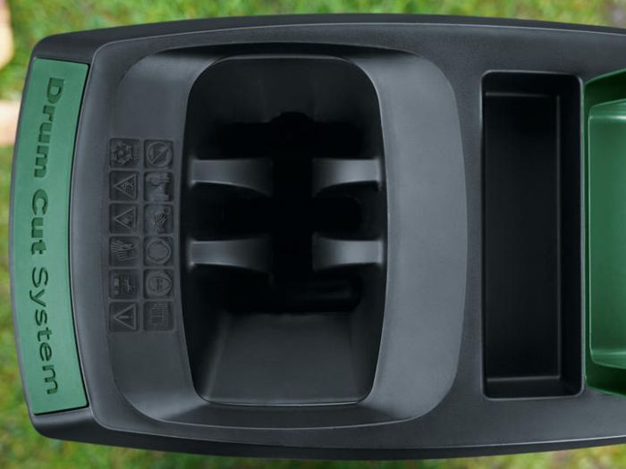 Подрібнювач садовий Bosch AXT22D 2200Вт 40об/хв 38мм 53л 31.3кг ріжуча система Turbine-Cut низькошумний