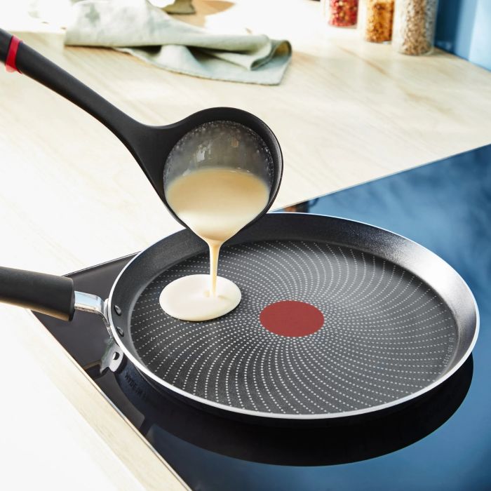 Сковорода для млинців Tefal So' Light, 25см, алюміній, бакеліт, чорний