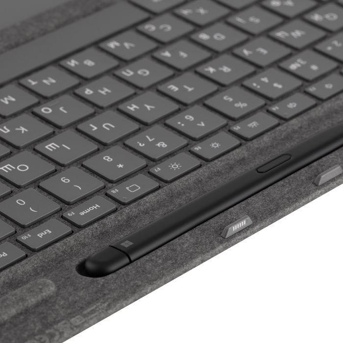 Клавіатура для планшета Surface Pro 8 - 11, Pro X зі стілусом, UKR/ENG, платинова