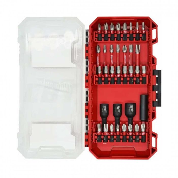 Біти Milwaukee Shockwave, набір 35шт, кейс