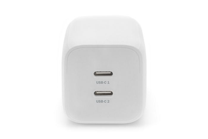 Зарядное устройство DIGITUS 2хUSB-C, 65W, GaN