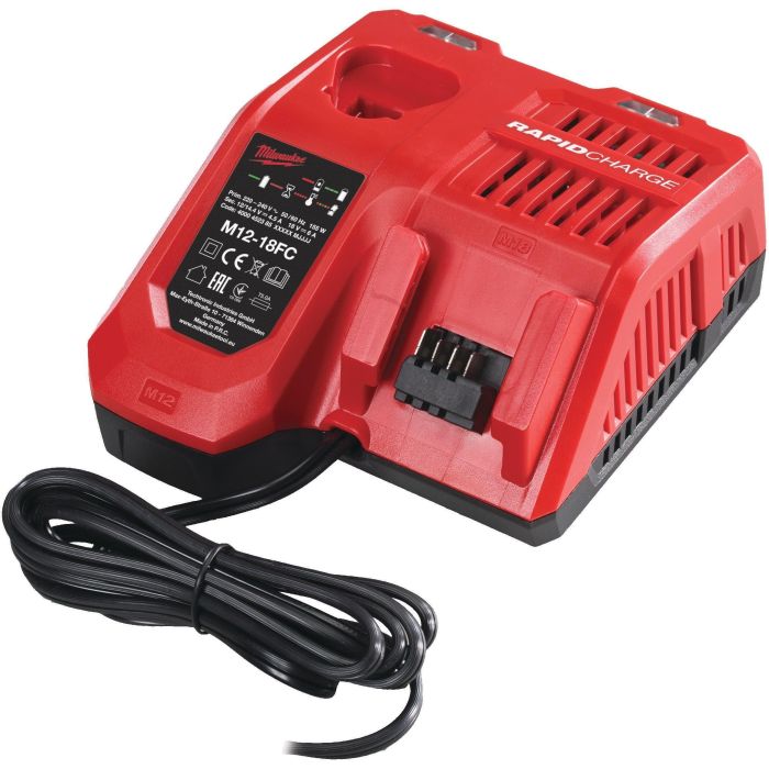 Зарядний пристрій Milwaukee M12-18FC TURBO 12/18В 1.01кг