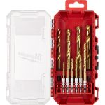 Набор сверл по металлу Milwaukee RedHEX Shockwave HSS-TiN, 10шт, 3-10мм, кейс