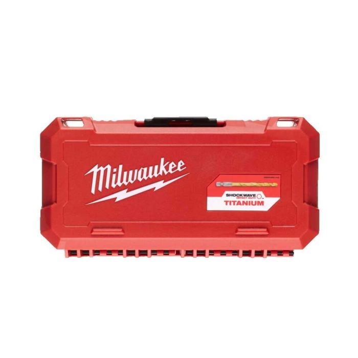 Набор сверл по металлу Milwaukee RedHEX Shockwave HSS-TiN, 19шт, 2-10мм, кейс