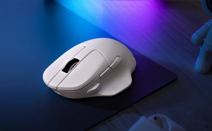 Миша Keychron M7 BT/WL/USB-A/USB-C, білий