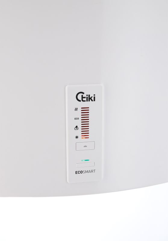 Водонагрівач електр. TIKI круглий GBF, 80л, 2кВт, сухий тен, електр. кер-ння, B, білий, 700157