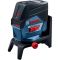 Нівелір лазерний Bosch Professional GCL2-50C+RM2+BT150 до 10м, ±0.3мм/м, 4AAx1.5В, IP54, штативі, чохол, мішеннь, 0.6кг
