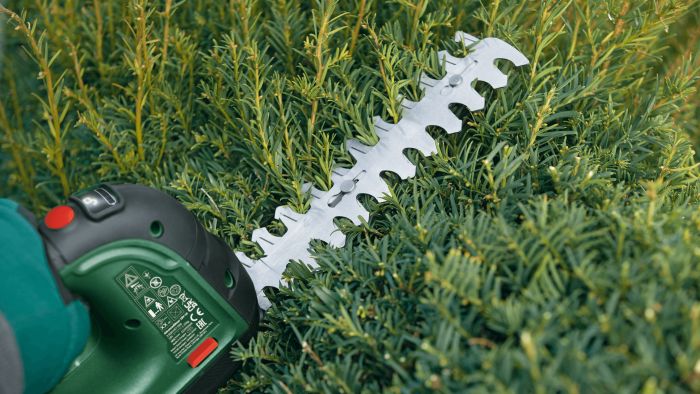 Ножиці для трави акумуляторні Bosch AdvancedShear 18V-10 + насадка кущоріз 10/20см крок різу 8мм 1xPBA 2.0Ah 2.45кг