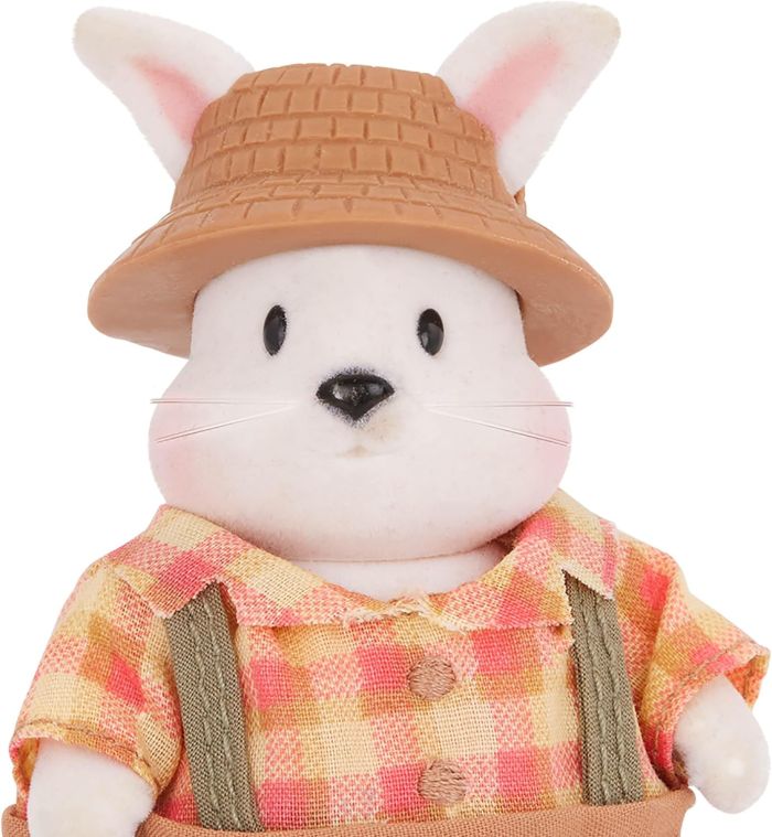 Набор фигурок Li'l Woodzeez Семья Кроликов 4ед, книжка EN
