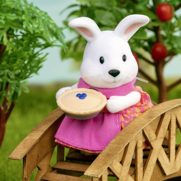Набор фигурок Li'l Woodzeez Семья Кроликов 4ед, книжка EN