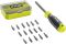 Отвертка Ryobi RHSDM1701, битодержатель 1/4", 100мм, 16 бит, SL,PH,PZ,Torx