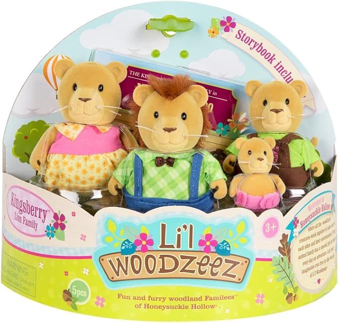Набор фигурок Li'l Woodzeez Семья Львов 4ед