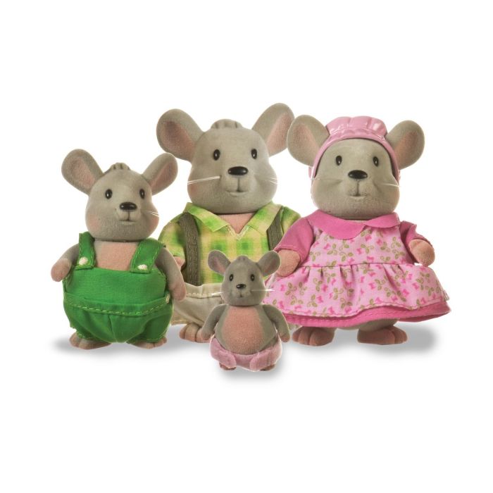 Набор фигурок Li'l Woodzeez Семья Мышей