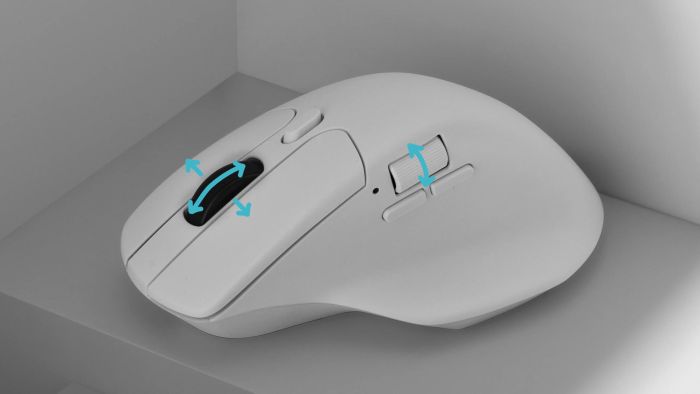 Миша Keychron M6 BT/WL/USB-A/USB-C, білий