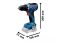 Шуруповерт-дрель аккумуляторная Bosch GSR 18V-65 18В 31·63Нм 0-550·0-2100об·мин 1.06кг