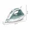 Праска Tefal Virtuo 30, 2000Вт, 240мл, паровий удар -120гр, постійна пара - 27гр, керам. підошва, біло-зелений