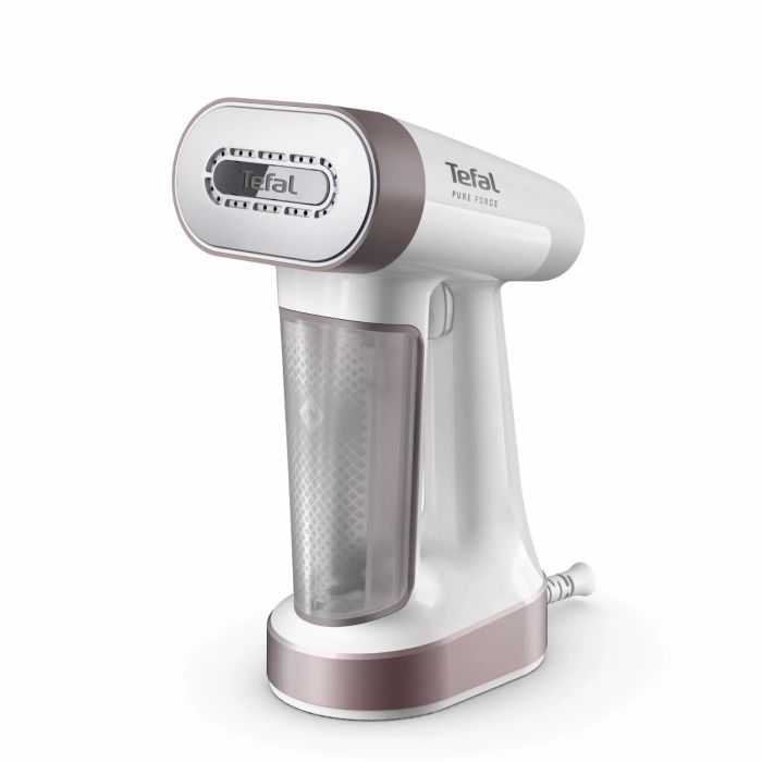 Отпариватель Tefal компактный Pure Force 2в1, 1800Вт, 180мл, постоянный пар - 35гр, керам. подошва, белый