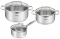 Набор посуды Tefal DUETTO+, 6 предметов, нержавеющая сталь, стекло