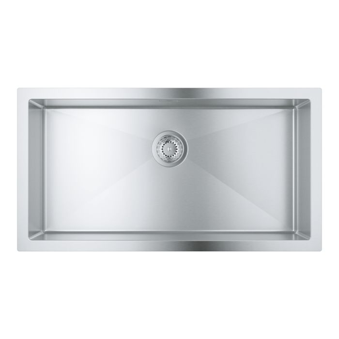 Мойка кухонная Grohe K700, нерж.сталь, прямоугольная, без крыла, 800x400x200мм, чаша - 1, универсальная, нержавеющая сталь.