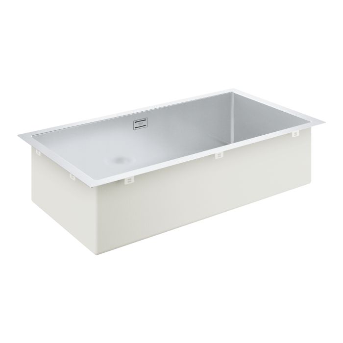 Мойка кухонная Grohe K700, нерж.сталь, прямоугольная, без крыла, 800x400x200мм, чаша - 1, универсальная, нержавеющая сталь.