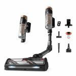 Пилосос Rowenta безпровідний X-Force Flex 14.80 Auto Animal, 240Вт, конт пил -0.65л, автон. робота до 90хв, HEF system 99,9%, чорно-золотий