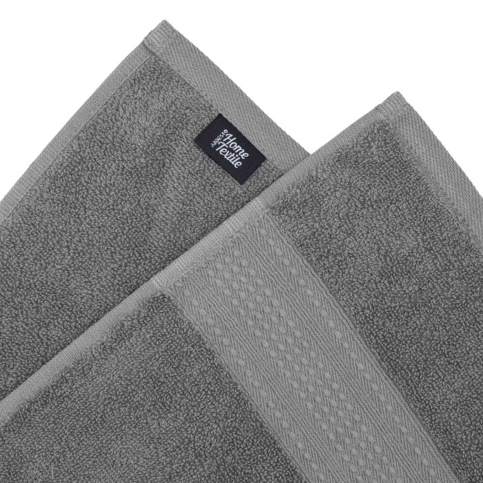 Полотенце махровое Ardesto SuperSoft 70х140см, 100% хлопок, серый