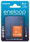 Акумулятор Panasonic Eneloop NI-MH  AAA 800 мАг, 4 шт, з кейсом для зберігання