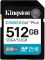 Карта памяти Kingston SD  512GB C10 UHS-I U3 V30 R200/W160MB/s