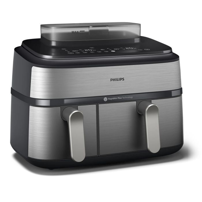 Мультипечь Philips Ovi Dual Steam 2750Вт, чаша-3+6л, сенсорное управл., 12 авто. программ. 2 кош., пластик/металл