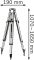 Штатив Bosch Professional BT170HD для оптичних нівелірів, 5/8", 107-165см, 5.5кг