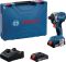 Гвинтоверт ударний акумуляторний Bosch Professional GDR 18V-215 18В АКБ 2х2А·год 3800об/хв 215Нм M6-M16 ЗП GAL18V-20 кейс 1кг
