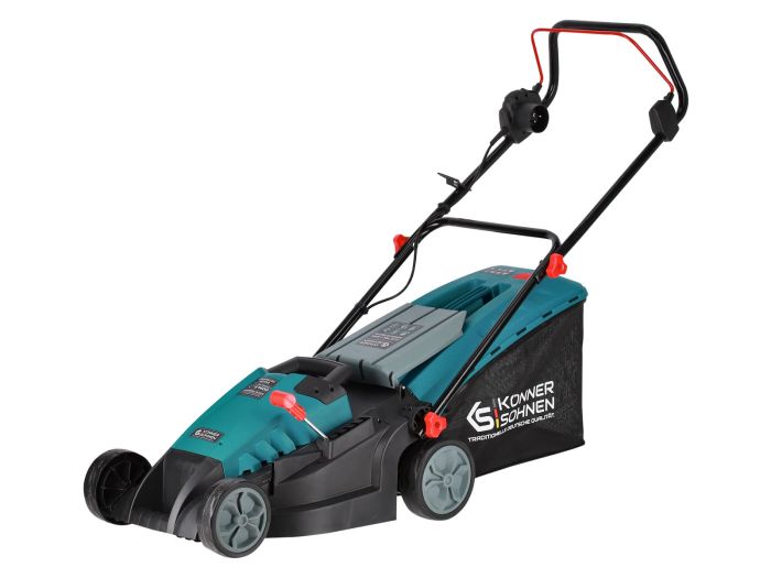 Газонокосилка сетевая Konner&Sohnen KS 38LM-BL 1400Вт 38см 50л 25-65мм 16.5кг