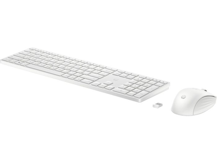 Комплект клавиатура та мышь HP 650, WL, EN/UK, белый