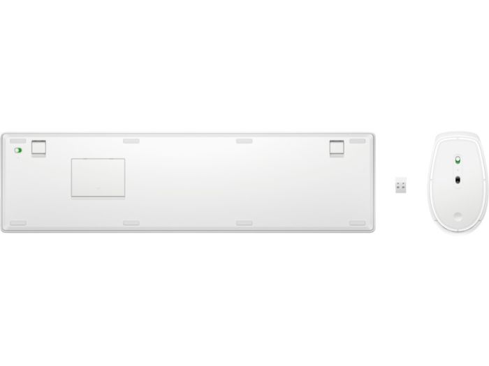 Комплект клавиатура та мышь HP 650, WL, EN/UK, белый