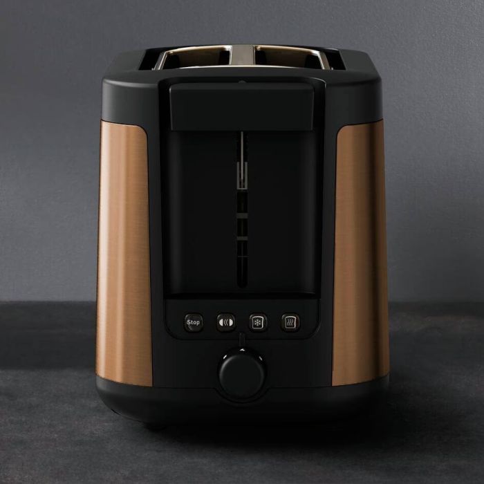 Тостер Tefal Coppertinto 850Вт, разморозка, пластик, бронзовый
