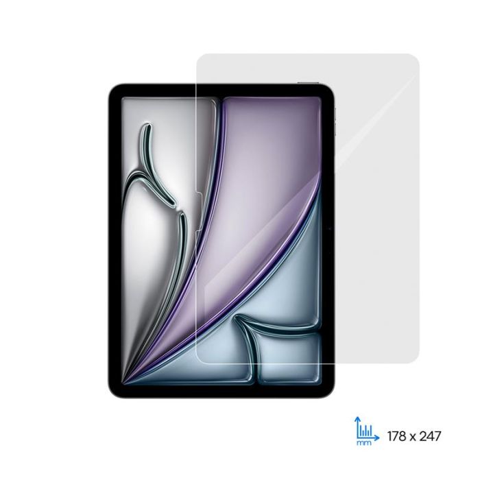 Защитное стекло 2E для iPad Air 11" (2024-2025), 2.5D, прозрачный