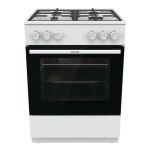 Плита Gorenje газова, 72л, 60x60см, чавун, білий