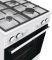 Плита Gorenje комби, 71л, 60x60см, чугун, белый