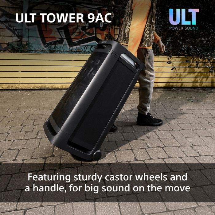 Акустическая система Sony ULT TOWER 9AC 2.0, BT 5.3, LED, Party Connect, SBC, AAC, LDAC