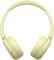 Навушники On-ear Sony WH-CH520 BT 5.2, SBC, AAC, Wireless, Mic, Жовтий