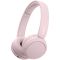 Наушники On-ear Sony WH-CH520 BT 5.2, SBC, AAC, Wireless, Mic, Розовый