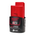 Аккумулятор Milwaukee Redlithium M12 12В, 3А·час, 0.2кг