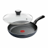 Сковорода с крышкой Tefal So' Light, 28см, алюминий, бакелит, стекло, черный