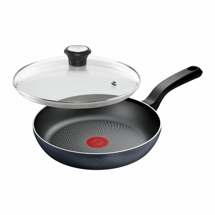 Сковорода с крышкой Tefal So' Light, 24см, алюминий, бакелит, стекло, черный